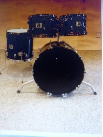 Rogers Drums -CBS-U.S.A. XP8ply Maple Shell Drums set 24-13-15-16 1