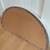 Vintage HANGING ARCHED/HALF MOON MIRROR /  Nice!   24" L x 17" H 2 thumbnail