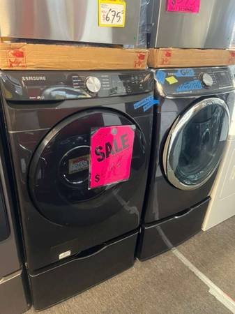 Samsung washer & gas dryer set 1