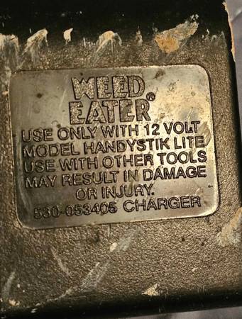 Weed Eater Handystik Lite Wall Charger and holder Bracket - $17 (Clinton)63470658872323121