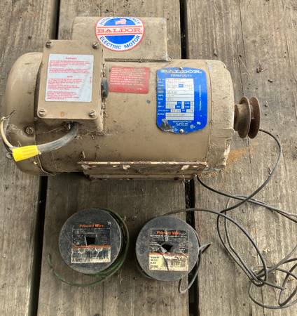 Baldor farm duty motor 1