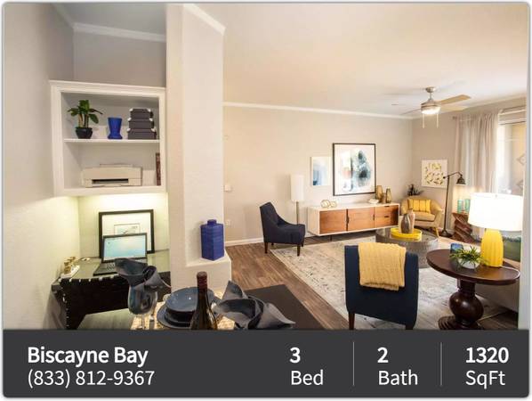 Experience the ultimate in resort style living! 3 Bed / 2 Bath! 1