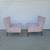 Pair of Pink Lounge Chairs 4 thumbnail