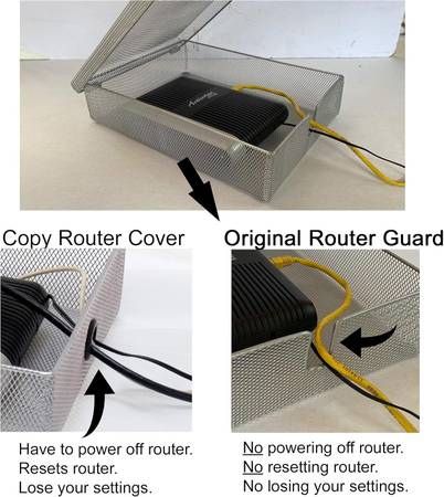 WIFI Router Internet EMF RF Harmful Radiation Blocker Guard Box - $50 (Somerville)63471381063681123