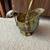 Vintage Brass Coal Scuttle with Lion Head & Porcelain Handle 1 thumbnail