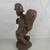 Vtg Folk Art Hand Carved Wood Sculpture Drifter Hobo With Dog 18 3/4" 6 thumbnail