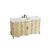 60 Inch Single Bathroom Vanity In Light Antique Beige With Ivory White 7 thumbnail