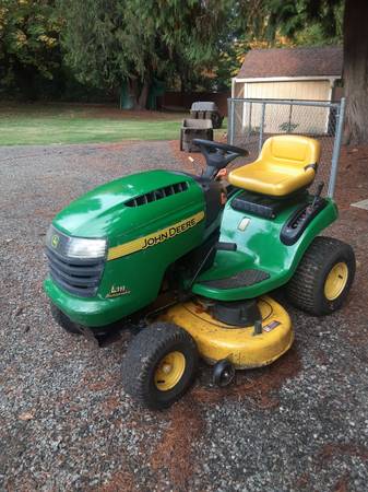 John deere riding lawn mower 1