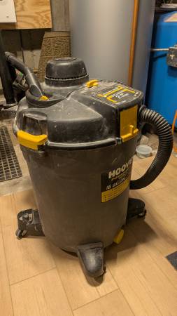 Hoover wet/dry vacuum, 16 gallon. 1