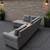 Modern Gray Sectional Couch W/Cup Holders & Lift Up Storage Ottoman (FREE DELIVE 2 thumbnail