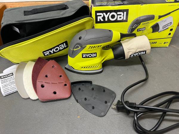 Ryobi Corner Cat Sander w/Bag 1