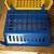 3X YELLOW AND BLUE STACKING STORAGE BINS 1 thumbnail