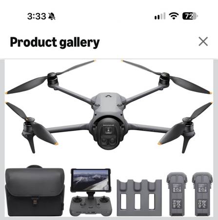 DJI Mavic 4 Pro 512GB Creator Combo With DJI RC Pro 2, Tri-Camera Drone 1