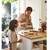 IKEA - TORNVIKEN Kitchen island w/2 Bar Stools , off-white/oak 9 thumbnail