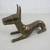 Vintage Solid Brass Dog Figurine 9 1/2" Length 1 thumbnail
