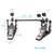 New Double Bass Drum Pedals drum set 3 thumbnail