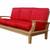 New 7' teak outdoor couch with SUNBRELLA outdoor cushion 1 thumbnail