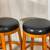 SPACE SAVER Drop Leaf Pub Table With 2 Stools 13 thumbnail