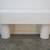 Togo Console Table - Ivory 1 thumbnail