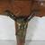 Crucifix Vintage Hand Carved Oak Wood & Solid Brass Jesus 19" Tall 4 thumbnail