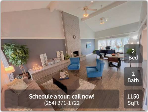 $1,349 / 2br - 1150ft2 - La vida vibrante se encuentra con refugios acogedores: ¡tu próximo hogar te espera aquí! (Temple)63806811376899121