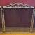 Beautiful Vintage Carved Ornate Pewter Fireplace Screen 2 thumbnail