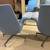 Pair of Mid-Century Modern Dialogue HBF Winged Swivel Lounge Chairs Li 7 thumbnail