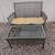 Wicker Patio loveseat and coffee table 1 thumbnail
