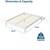 White Platform Bed Metal Full 3 thumbnail