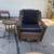 Wicker patio chair and tables set 1 thumbnail