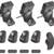 Honda Civic 2017-21 5 door INNO roof rack 4 thumbnail