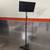 24" monitor mounted on a tall floor stand with rollers casters 16 thumbnail