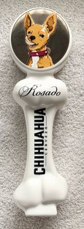 Chihuahua Brewing Figural Beer Tap Handle NEW With BOX- RARE PUPPY DOG 1