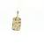 14k Yellow Gold Diamond Cut Nugget Pendant 2.0 Grams 11055328 3 thumbnail