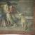 HUGE 49"X36" ANTIQUE NEOCLASSICAL STYLE PAINTING OF LOVERS IN GARDEN 4 thumbnail