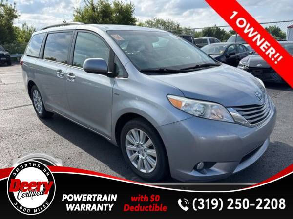 Certified 2017 Toyota Sienna XLE Silver Sky Metallic 1