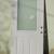 New Exterior Fiberglass Custom Size 36" x 78" Door with Privacy Glass 4 thumbnail