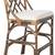 Kouboo Chippendale Rattan Bar Height Barstool, Kitchen Island Chair 5 thumbnail
