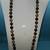 Brown, Cream, Tan & Gold Speckled 31" Beaded Necklace 2 thumbnail