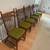 64” Maple Dining Room Table with Six Chairs 3 thumbnail