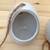 Two 6” white ceramic egg-shaped hanging planters - never used 2 thumbnail