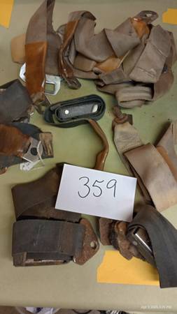 1964-1968 Ford Mustang Seatbelts 1