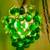 Vintage Mid Century Modern 1960s green Lucite grape cluster swag light 8 thumbnail