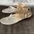 Martin Clay Leather Sling Back Thong Sandal 1 thumbnail