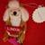 NEW ANTHROPOLOGIE "TRAVEL POODLE LONDON" WOOL-FELTED ORNAMENT (2 AVAIL 3 thumbnail