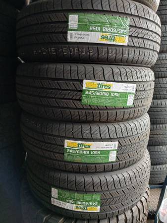4 New Tires Installed/ 4 Llantas Nuevas Instaladas 245/60/18 TBB Tires 1