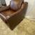 Laz-y-boy Genuine Leather Talbot Chair - Brown Stationary Armchair 3 thumbnail