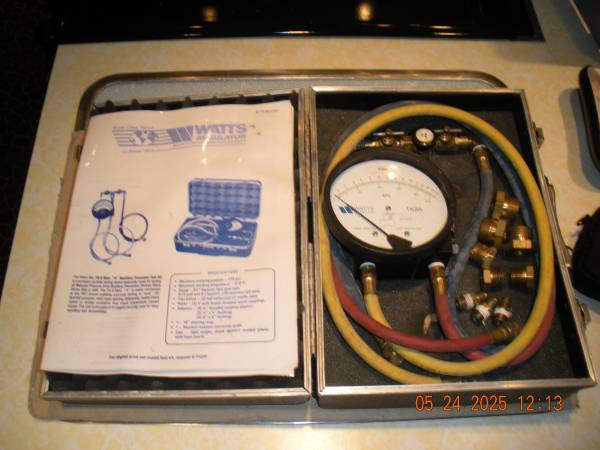 Watts No. TK-9 Mod. "A" Backflow Preventer Test Kit 1