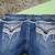 VIGOSS Demin Embellished Designer New York Bootcut SIZE 20  33L WITH B 2 thumbnail