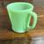 VINTAGE FIRE KING JADEITE "JANE RAY" OVEN WARE CUPS / SAUCERS SET 4 thumbnail